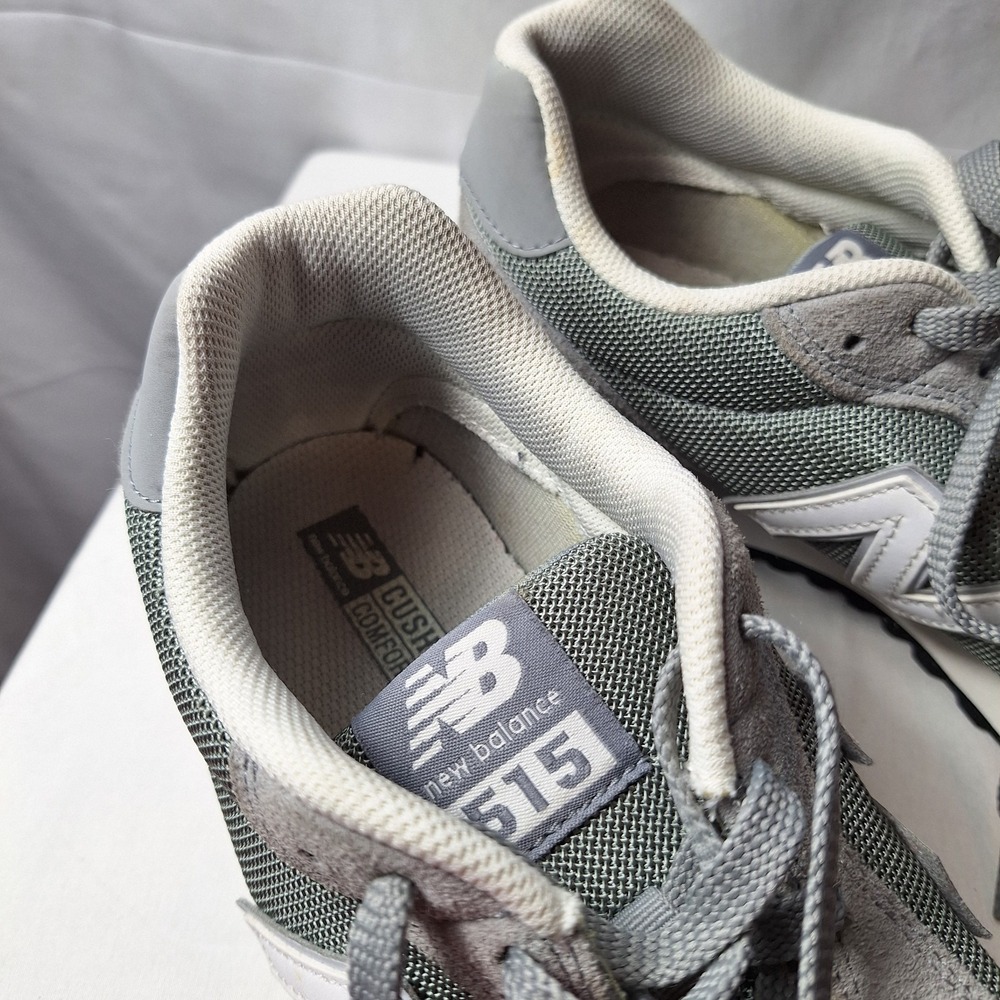 NEW BALANCE 515 V3 Sneakers Mens Sz 10 Gray Suede Leather Classic Athleisure - Picture 8 of 10